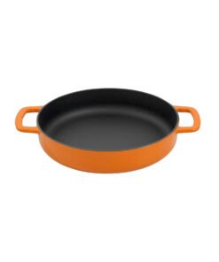 192124OR combekk Double Handle Fry Pan 24cm / Orange