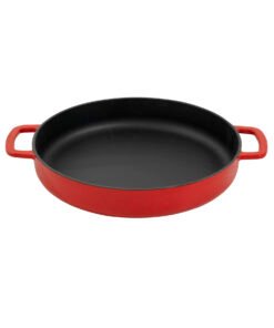 192128RD combekk Double Handle Fry Pan 28cm / RED