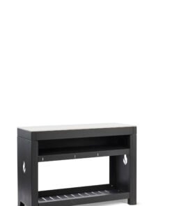 ST2-CG side table duo Black - ceramiek light grey